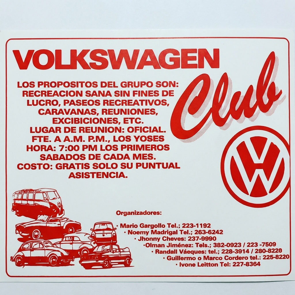 Información VW Club 1996